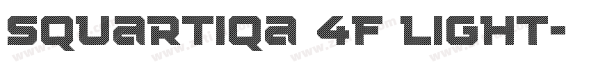 Squartiqa 4F Light字体转换